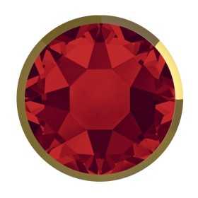 P3024-Swarovski Elements 2078/I Light Siam (Light Chrome Z) Silver-Foiled GR 7mm - 1BUC