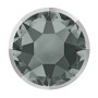 P3032-Swarovski Elements 2078/I Black Diamond (Light Chrome Z) Silver-Foiled 7mm - 1BUC