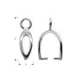 G0100-Agatatoare decupata pandantiv Swarovski cu bucla 12x4mm 1 b
