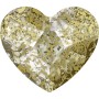 P3178-Swarovski Elements 2808 Crystal Gold Patina F 14mm - bijuterii personalizate din argint | simoshop