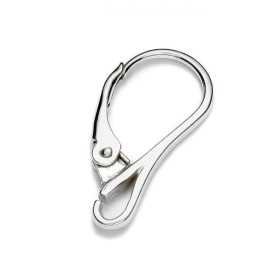 G0030-Leverback tortita cercei din argint cu bucla 20x10mm 1 buc