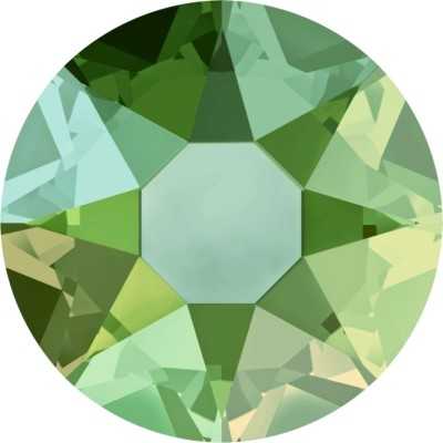  2842-SWAROVSKI ELEMENTS 2078 Peridot Shimmer S-Foiled Hotfix SS16 4MM-1buc