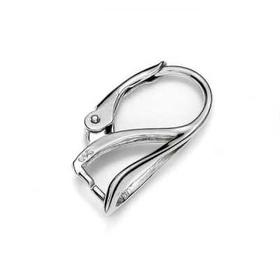 G0108-Leverback decupat pandantive Swarovski 20x14mm