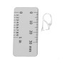 G0108-Leverback decupat pandantive Swarovski 20x14mm