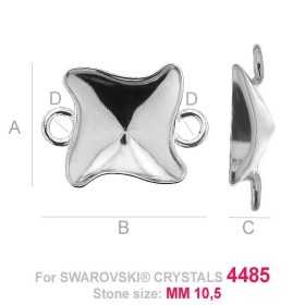 G1467-Link drept pentru Swarovski 4485 10.50mm - 1 buc G1467-Link drept pentru Swarovski 4485 10.50mm - 1 buc