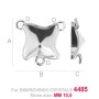 G1469-Link drept cu 3 bucle pentru Swarovski 4485 10.50mm - 1 buc