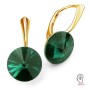 Leverback Swarovski Rivoli SS47 11mm