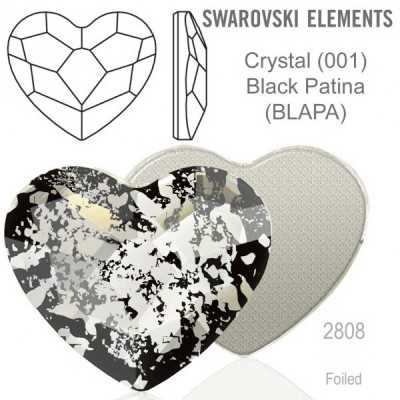 P3305-Swarovski Elements 2808 Crystal Black Patina F 14mm