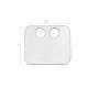 G1566-Charm placheta din argint cu 2 gauri 7,4x36mm