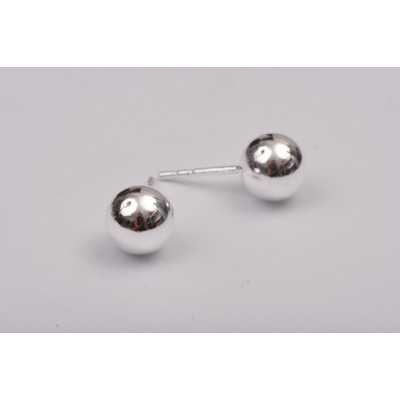 G1649 -Tije cercei biluta argint 5mm -1 buc