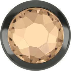 0004-Swarovski Elements 2078/H Silk S-Foiled Hotfix SS34 7mm GM-Gun Metal Ring 2755-Swarovski Elements 2078/H Crystal Crystal Silver-Foiled GR 7mm - 1BUC