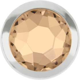 0025-Swarovski Elements 2078/H Light Colorado Topaz S-Foiled Hotfix SS34 7mm SR- Silver Ring 2755-Swarovski Elements 2078/H Crystal Crystal Silver-Foiled GR 7mm - 1BUC