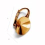 G0367-Leverback Swarovski Rivoli platou 11mm