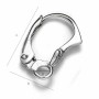 G0118-Leverback mic cu decor si bucla 14.5mm 1 buc