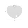 G1785-Charm inimioara argint 14x15.50mm 1 buc