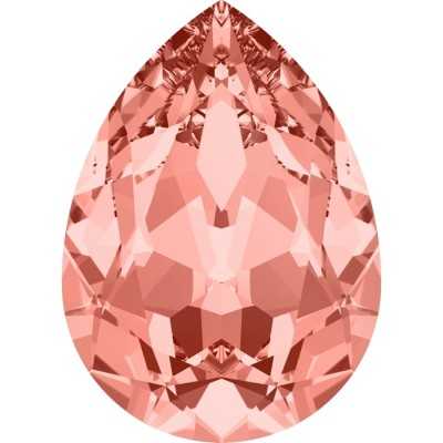 P3433-Swarovski Elements 4320 Rose Peach 14x10MM 1 buc