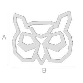 G0295-Charm argint 925 iepure 27MM-1 buc