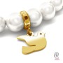 G0366-Charm porumbel argint 925 12.90MM-1buc