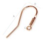 G0003-Ear wire open with coil 1 bucata