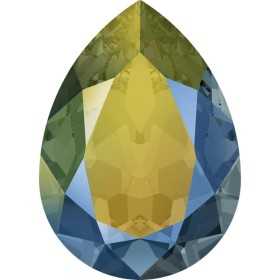 P3451-Swarovski Elements 4320 Crystal Iridescent Green Foiled 14x10MM-1buc P3451-Swarovski Elements 4320 Crystal Iridescent Green Foiled 14x10MM-1buc