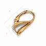 G0108-Leverback decupat pandantive Swarovski 20x14mm