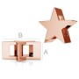 G1773-Charm soare din argint 925 17mm 1 buc
