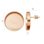 G1836-Tije platou rotund 18mm cu bordura 3mm