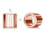 G1872-Distantier argint 925 6.10x6.50mm pentru bratari tip pandora - 1buc
