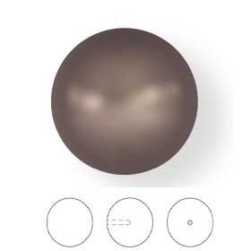 0197-Swarovki Elements 5818 Crystal Velvet Brown Pearl 6mm-1buc