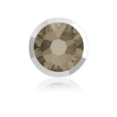 P3526-Swarovski Elements 2088/I Greige Light Chrome Z Foiled 7mm-1buc