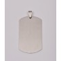 C030-Dog Tag INOX 24x43mm cu agatatoare-1buc