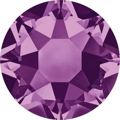 0272-SWAROVSKI ELEMENTS 2078 Amethyst S-Foiled Hotfix SS16-1buc