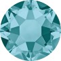 0281-SWAROVSKI ELEMENTS 2078 Blue Zircon Silver-Foiled Hotfix SS16-1buc