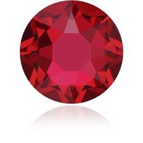 0232-SWAROVSKI ELEMENTS 2078 Scarlet S-Foiled Hotfix SS16 3.9mm-1buc