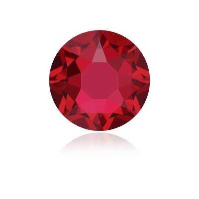 0232-SWAROVSKI ELEMENTS 2078 Scarlet S-Foiled Hotfix SS16 3.9mm-1buc