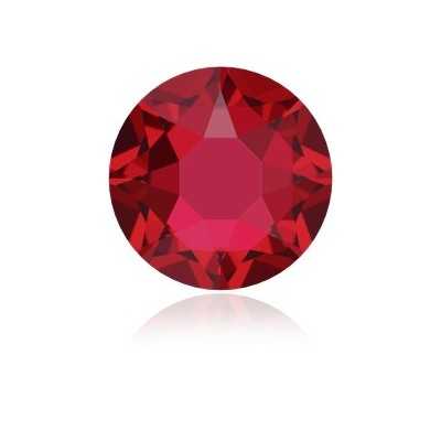 0293-SWAROVSKI ELEMENTS 2078 Scarlet S-Foiled Hotfix SS16 3.9mm-1buc