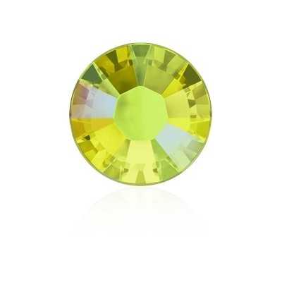 0239-SWAROVSKI ELEMENTS 2038 Citrine Shimmer S-Foiled Hotfix SS10-1buc