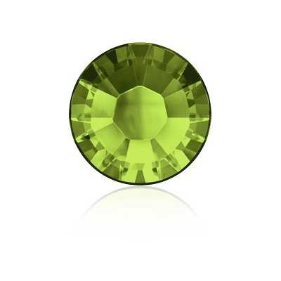 0274-SWAROVSKI ELEMENTS 2038 Olivine S-Foiled Hotfix SS10-1buc