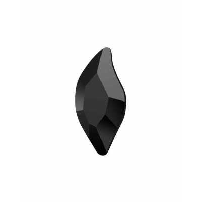 0346-SWAROVSKI ELEMENTS 2797 Jet Foiled 10x5MM-1buc