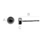 G0102-Tija pentru ceralun diametrul de 4mm bordura de 1.8mm-1buc