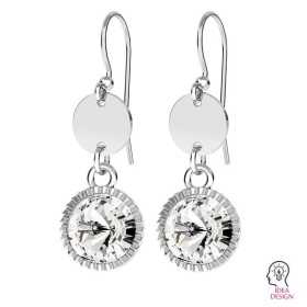 G0955-Baza pandant Argint 925 cu bordura pentru Swarovski Rivoli 1122 SS39 8MM-1buc - bijuterii personalizate din argint | simos