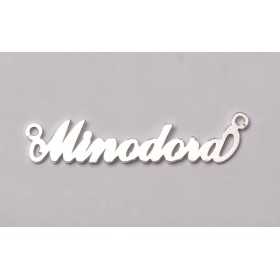 Nume decupate din argint din stoc- Minodora