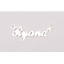 Nume decupate din argint din stoc- Ryana