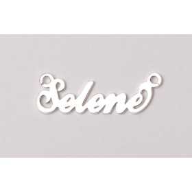 Nume decupate din argint din stoc-Selene