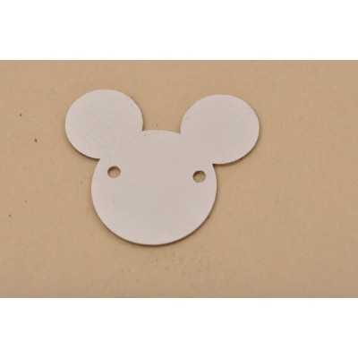 LASER-CUT-023-Mickey-mouse forma decupata link pentru bratara 13x12mm 1 buc