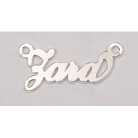 Nume decupate din argint din stoc - Zara