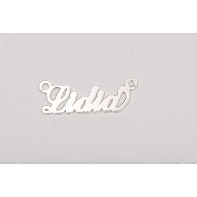 Nume decupate din argint din stoc - Lidia