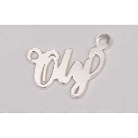 Nume decupate din argint din stoc - Oly