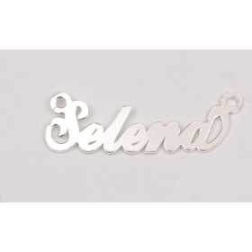 Nume decupate din argint din stoc - Selena