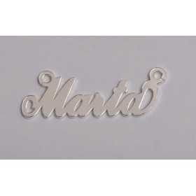 Nume decupate din argint din stoc - Marta